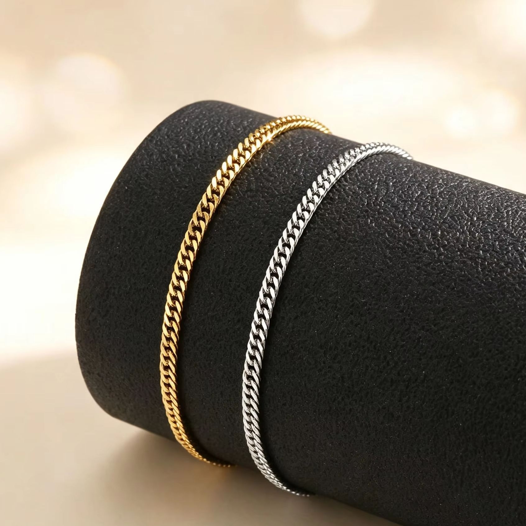 Cavigliera sottile cubana da d - Jc Jewelry & Watches Photos recensione e prezzo